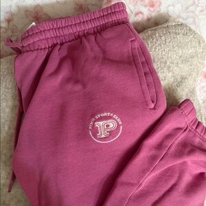 PINK Victoria's Secret Fuchsia Joggers